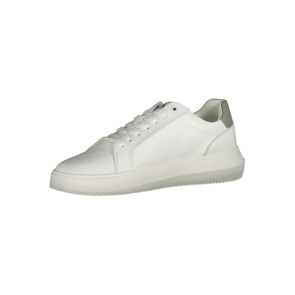 Calvin Klein White Leather Men's Sneaker