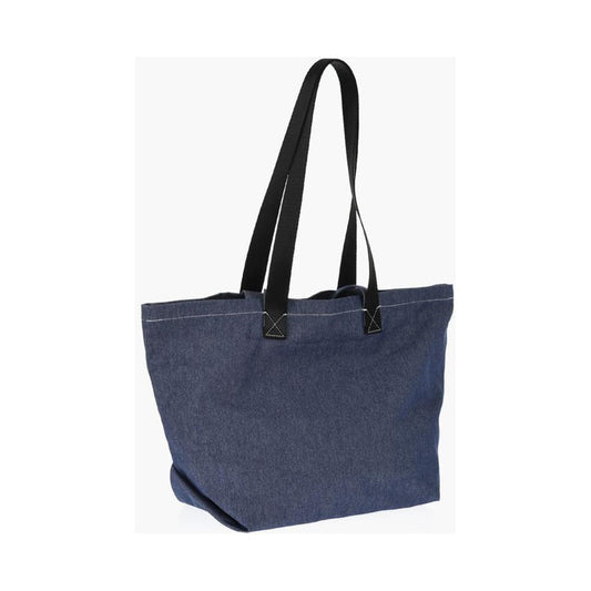 Chloé Chloé SEE BY Denim Tote Bag with Embossed Embroidery CHP640405GD 1728,74866327712,Bags,Blue,Chloé,New with tags,Tote Bags - Women - Bags,Women,Women - Bags