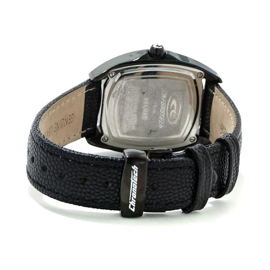 Chronotech Chronotech Black Leather Watch CHCT7814L01AC 1728,Black,Chronotech,New with tags,Watches for Women - Watches,Women