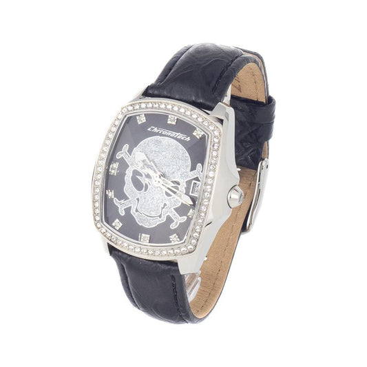 Chronotech Chronotech Black Leather Watch CHCT7896LS102AC 1728,Black,Chronotech,New with tags,Watches for Women - Watches,Women