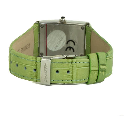 Chronotech Chronotech Green Leather Watch CHCT7017L10SAC 1728,Chronotech,Green,New with tags,Watches for Women - Watches,Women