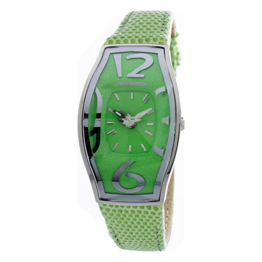 Chronotech Chronotech Green Leather Watch CHCT7932AL85AC 1728,Chronotech,Green,New with tags,Watches for Women - Watches,Women