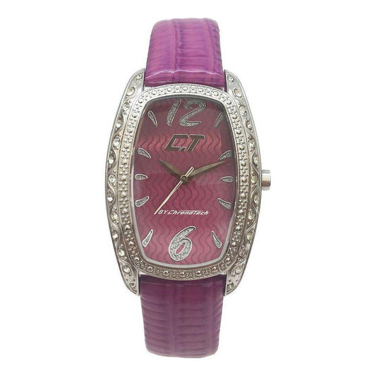 Chronotech Chronotech Purple Leather Watch CHCC7121LS08AC 1728,67434610848,Chronotech,New with tags,Purple,Watches for Women - Watches,Women