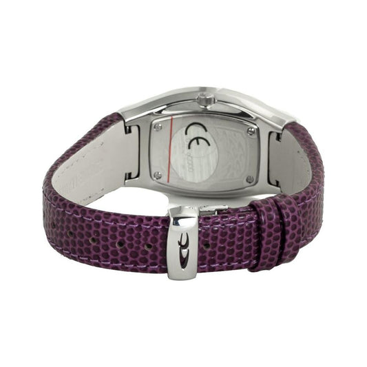 Chronotech Chronotech Purple Leather Watch CHCT7932AL89AC 1728,Chronotech,New with tags,Purple,Watches for Women - Watches,Women