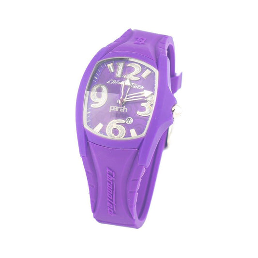 Chronotech Chronotech Purple Rubber Watch CHCT7134L11AC 1728,Chronotech,New with tags,Purple,Watches for Women - Watches,Women