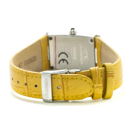 Chronotech Chronotech Yellow Leather Watch CHCT7018B06SAC 1728,Chronotech,New with tags,Watches for Women - Watches,Women,Yellow