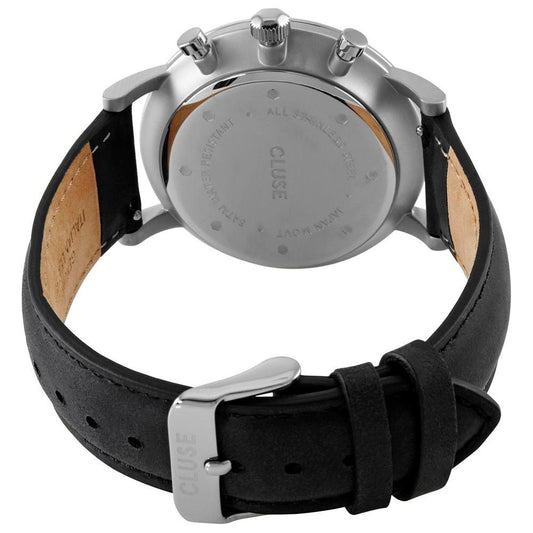 Cluse Cluse Black Leather Watch CLCW0101502001AC 1728,Black,Cluse,New with tags,Watches for Women - Watches,Women