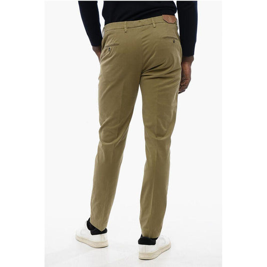 Corneliani Corneliani CC COLLECTION Cotton Blend Chinos Pants with Belt Loops CO-P618439-W54 1728,74866327712,Army,Clothing,Corneliani,Jeans & Pants - Men - Clothing,Men,Men - Clothing,New with tags,W54