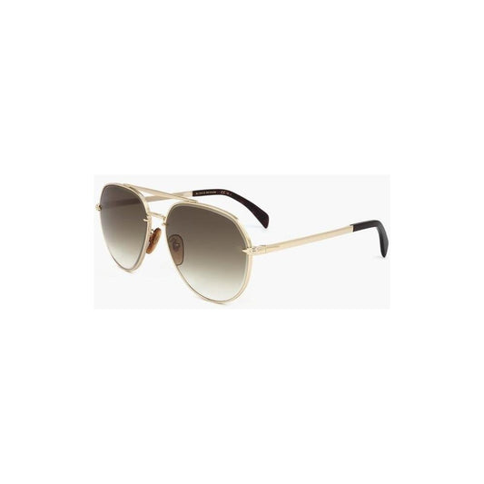 David Beckham David Beckham Aviator Sunglasses with Gradient Lenses DAP686729GD 1728,74866327712,David Beckham,Gold,Men,New with tags,Sunglasses for Men - Sunglasses