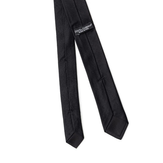 Dolce & Gabbana Dolce & Gabbana Black Silk Ties & Bowty 1728,67397976224,8 cm,Accessories,Black,Dolce & Gabbana,Men,Men - Accessories,New with tags,Ties & Bowties - Men - Accessories DO&-8263676-8 CM