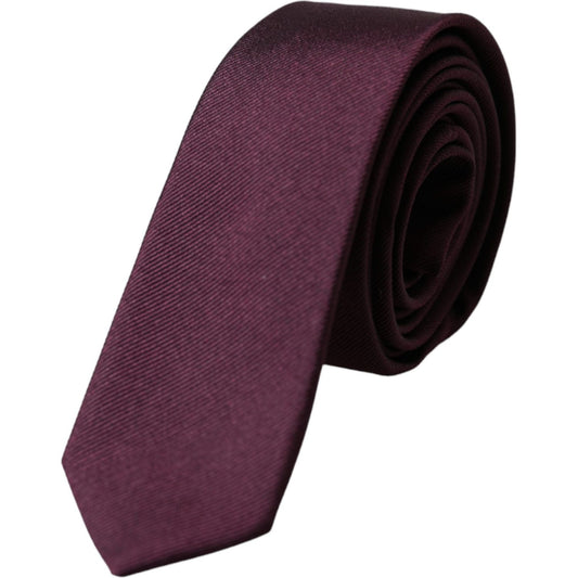 Dolce & Gabbana Dolce & Gabbana Bordeaux Solid 100% Silk Adjustable Men Tie KRA3324 Bordeaux,Category-Accessories,Dolce & Gabbana,Gender-Men,Material: 100% Silk,Men,New with tags,Subcategory-TiesandBowties,Ties & Bowties - Men - Accessories