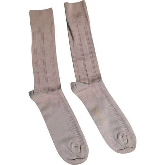 Dolce & Gabbana Dolce & Gabbana Brown Cotton Stretch Logo Over Calf Socks SCS2230-L 1728,67345645728,Brown,Dolce & Gabbana,L,Material: 62% Cotton 36% Nylon 2% Elastane,New with tags,Socks - Men - Accessories,Unisex