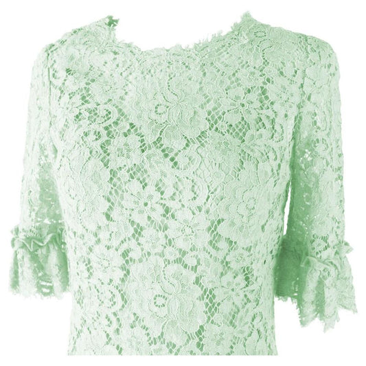 Dolce & Gabbana Dolce & Gabbana Green Cotton Dress DO-15215-IT38|XS 1728,67346170016,Dolce & Gabbana,Dresses - Women - Clothing,Green,IT38|XS,New with tags,Women