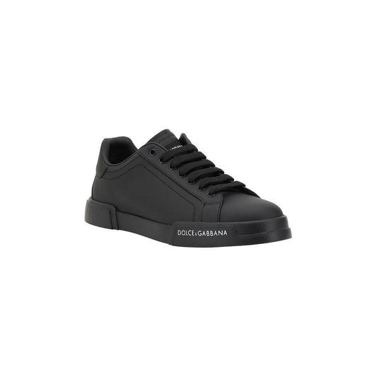 Dolce & Gabbana Dolce & Gabbana Leather Sneakers DO-CS2332AA3358B956-EU40/US7 1728,72470364320,Black,Dolce & Gabbana,EU40/US7,Men,Men - Shoes,New with tags,Shoes,Sneakers - Men - Shoes
