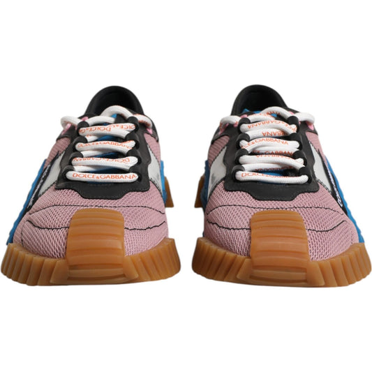 Dolce & Gabbana Dolce & Gabbana Multicolor Lace Up Low Top NS1 Sneakers Shoes MV7292-41 1728,67345645728,Dolce & Gabbana,EU41/US8,Fabric,Material: Leather,Men,Men - Shoes,Multicolor,New with tags,Shoes,Sneakers - Men - Shoes