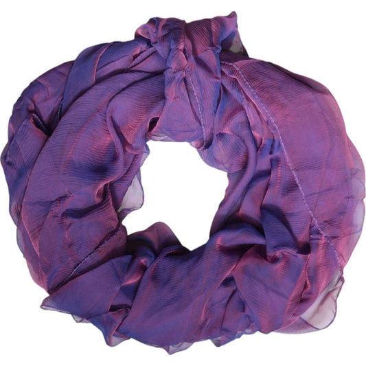 Dolce & Gabbana-Dolce & Gabbana Purple Silk Rectangle Wrap Shawl Scarf-1728,67345645728,Accessories,Dolce & Gabbana,Material: 100% Silk,New with tags,Purple,Scarves - Women - Accessories,Women,Women - Accessories-MS7497