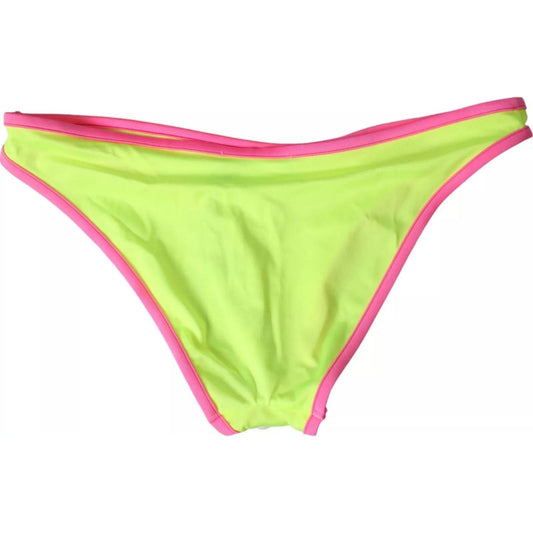 Dolce & Gabbana Dolce & Gabbana Yellow Pink Nylon Swimwear Bottom Beachwear Bikini BIK1798-4 1728,67345645728,Dolce & Gabbana,IT4 | L,IT5 | XL,Material: 80% Nylon 20% Elastane,New with tags,Swimwear - Women - Clothing,Women,Yellow