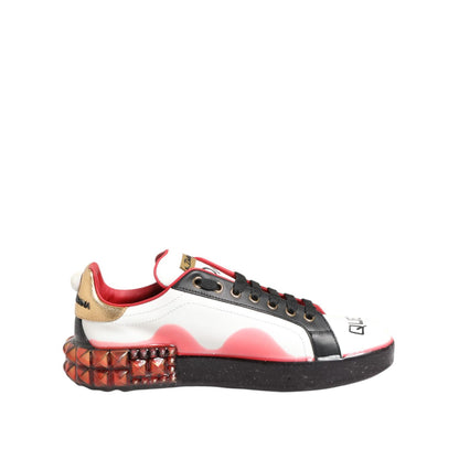 Dolce & Gabbana Multicolor Portofino Low Top Sneakers Shoes