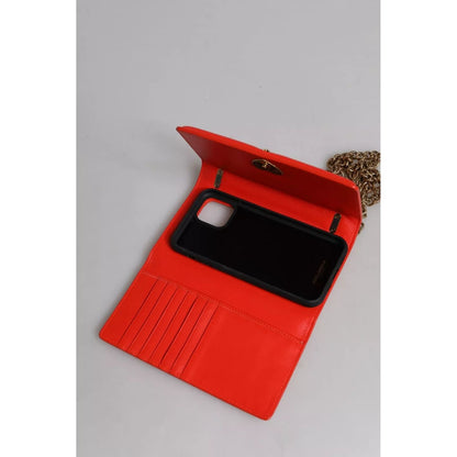 Dolce & Gabbana Red Quilted Devotion Crossbody 11 PRO Phone case bag