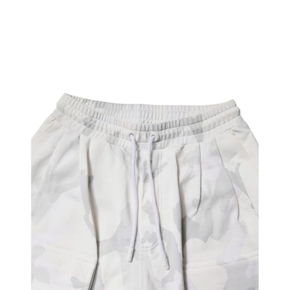 Dolce & Gabbana White Camouflage Cargo Jogger Sweatpants Pants