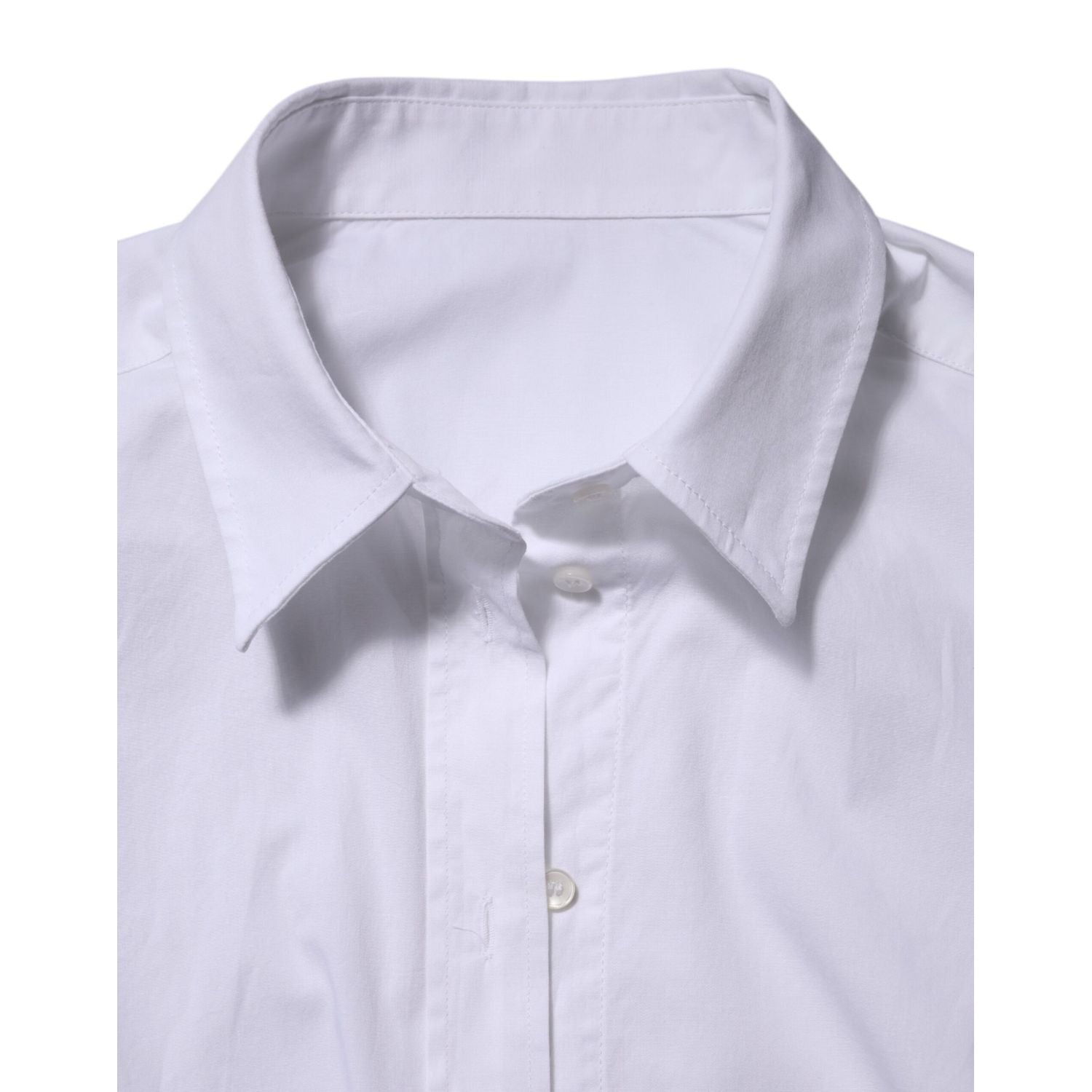 Dolce & Gabbana White Collared Long Sleeves Dress Shirt Top