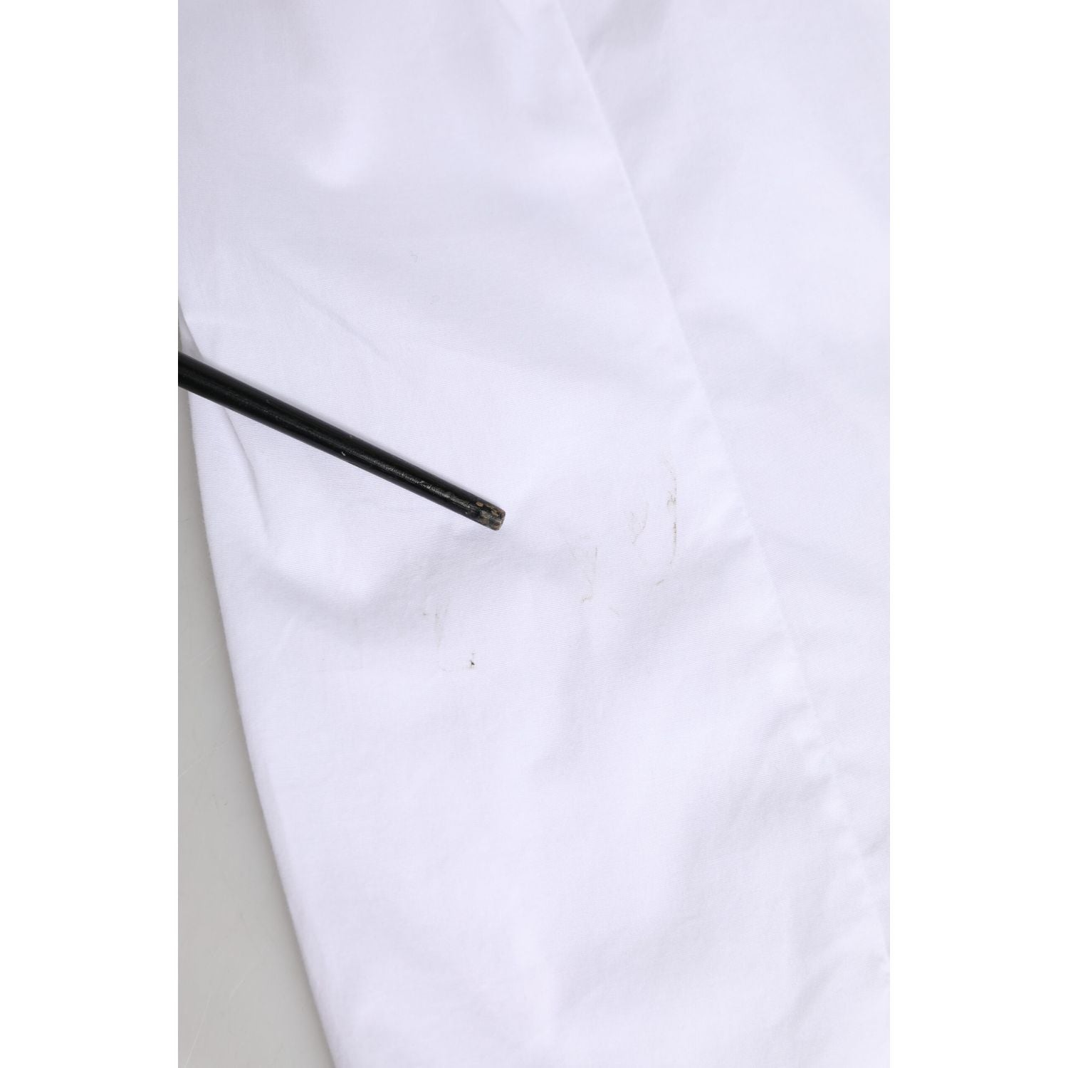 Dolce & Gabbana White Collared Long Sleeves Dress Shirt Top