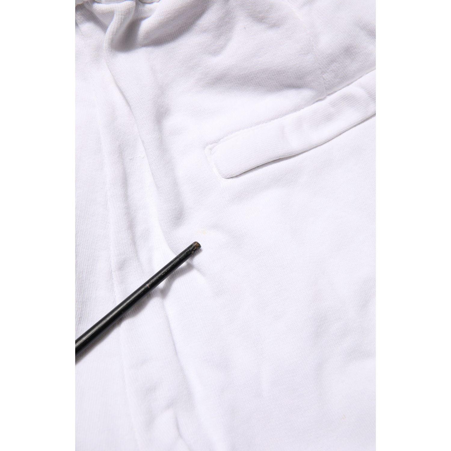 Dolce & Gabbana White Cotton Cargo Trousers Logo Patch Pants