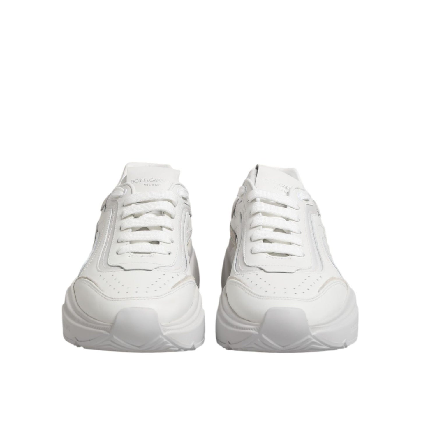 Dolce & Gabbana White Daymaster Low Top Mens Sneakers Shoes