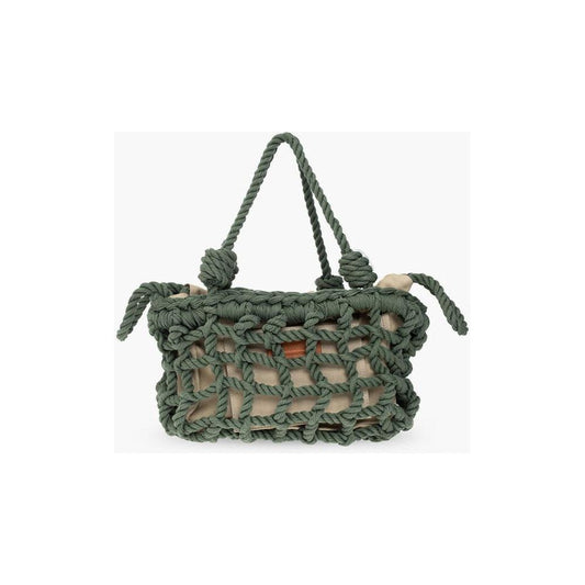 Dsquared² Dsquared² Solid Color Bag with Braided Design and Removable Inner Pouc DSP517097GD 1728,74866327712,Bags,Dsquared²,Green,New with tags,Shoulder Bags - Women - Bags,Women,Women - Bags