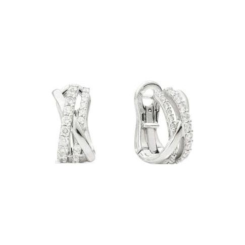 ORECCHINI RECARLO MOD. E81CM001_056 DESIGNER FASHION JEWELLERY RECARLO JEWELS Light Gray