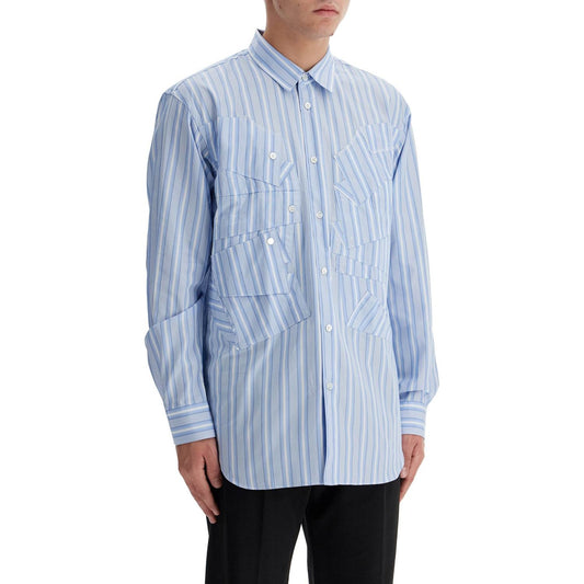 Comme Des Garçons Shirt in cotton poplin Shirts Comme Des Garcons Shirt Light Steel Blue