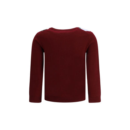 Ganni Multicolor Merino Wool Cardigan