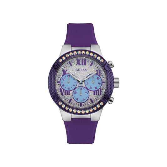 Guess Guess Purple Silicone Watch GUW0772L5AC 1728,Guess,New with tags,Purple,Watches for Women - Watches,Women