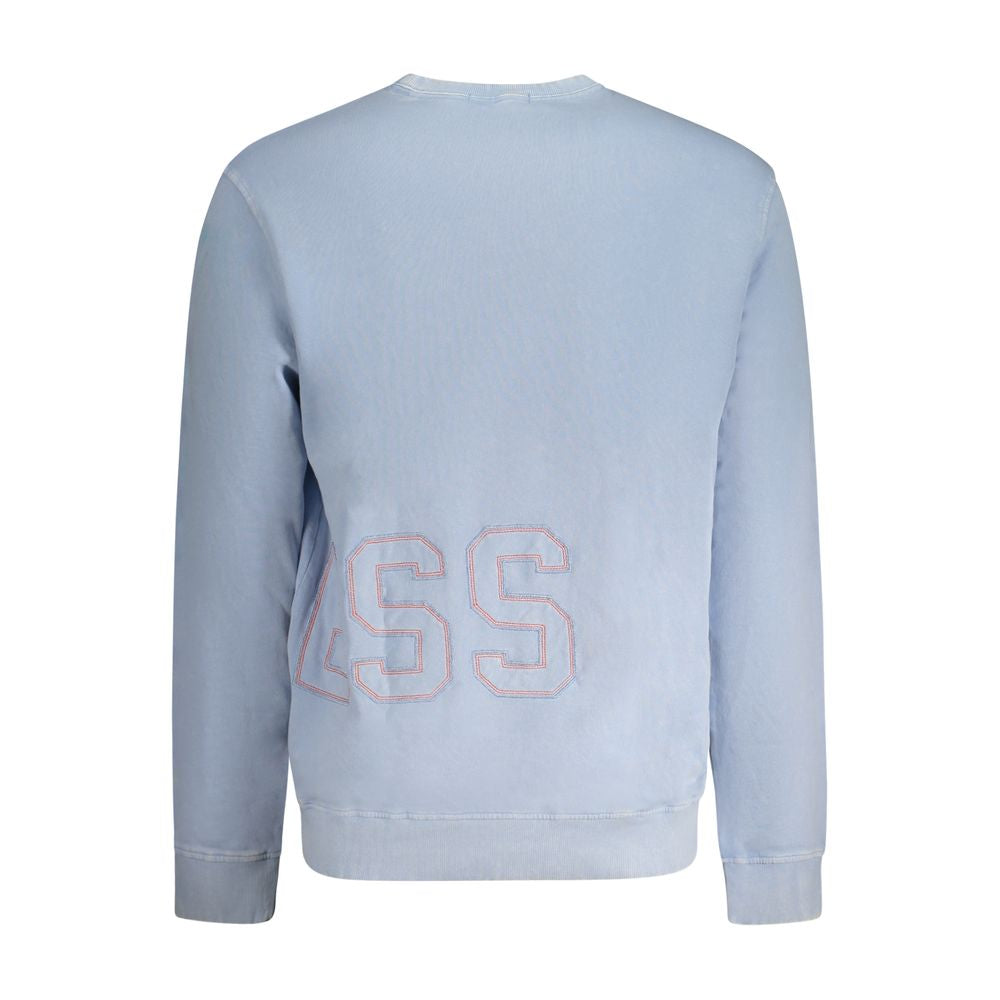 Guess Jeans Azzurro Cotton Men Sweatshirt