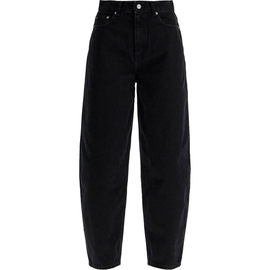 Ganni organic denim tapered jeans Jeans Ganni Black