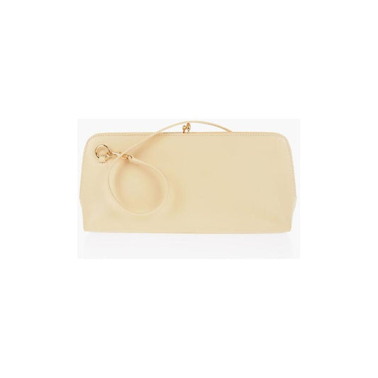 Jil Sander Jil Sander Leather Handbag with Removable Shoulder Strap JIP617225GD 1728,74866327712,Bags,Jil Sander,New with tags,Tote Bags - Women - Bags,Women,Women - Bags,Yellow