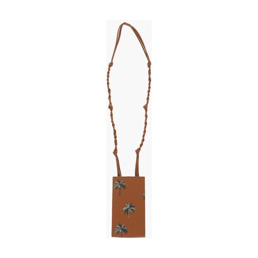 Jil Sander Jil Sander Printed Leather Crossbody Smatphone Cover JIP568147GD 1728,74866327712,Brown,Jewelry,Jil Sander,Men,Men - Jewelry,New with tags,Other - Men - Jewelry