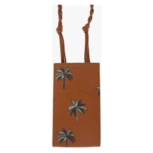 Jil Sander Jil Sander Printed Leather Crossbody Smatphone Cover JIP568147GD 1728,74866327712,Brown,Jewelry,Jil Sander,Men,Men - Jewelry,New with tags,Other - Men - Jewelry