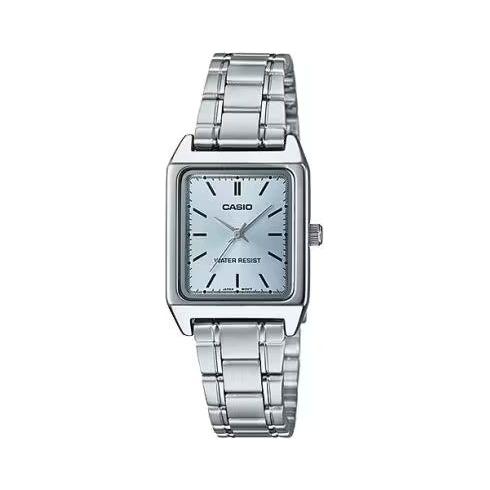 CASIO COLLECTION Mod. TANK, METAL ALLOY - LIGHT BLUE WATCHES CASIO COLLECTION & VINTAGE Light Gray