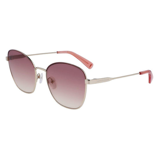 Longchamp Longchamp Yellow Metal Sunglasses LOLO164S727AC 1728,Longchamp,New with tags,Sunglasses for Women - Sunglasses,Women,Yellow
