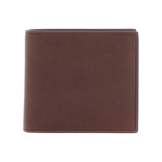 Thom Browne compact dark brown calfskin wallet with slots Small Leather Goods Thom Browne Dark Olive Green