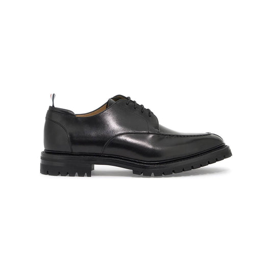 Thom Browne Derby Apron Stitch in pelle liscia Lace-ups Thom Browne Dark Slate Gray