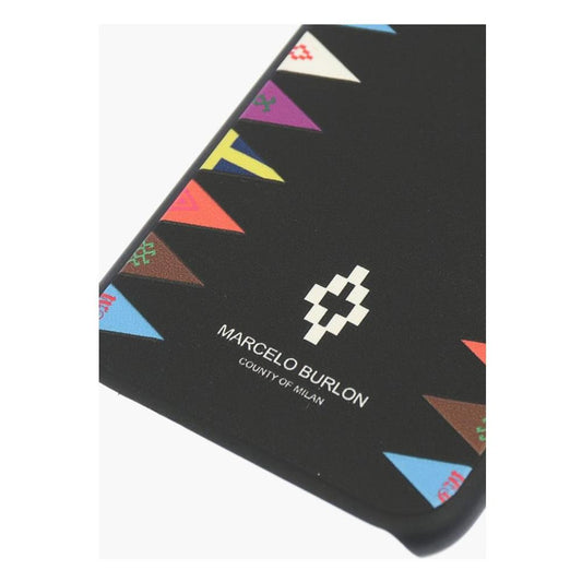 Marcelo Burlon Marcelo Burlon embossed printed FLAGS SIDES 7 Iphone case MAP410186GD 1728,74866327712,Black,Jewelry,Marcelo Burlon,Men,Men - Jewelry,New with tags,Other - Men - Jewelry