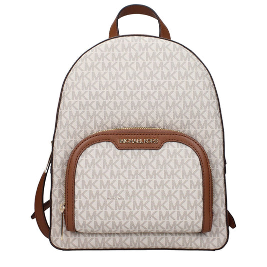 Michael Kors Beige Fabric Backpack