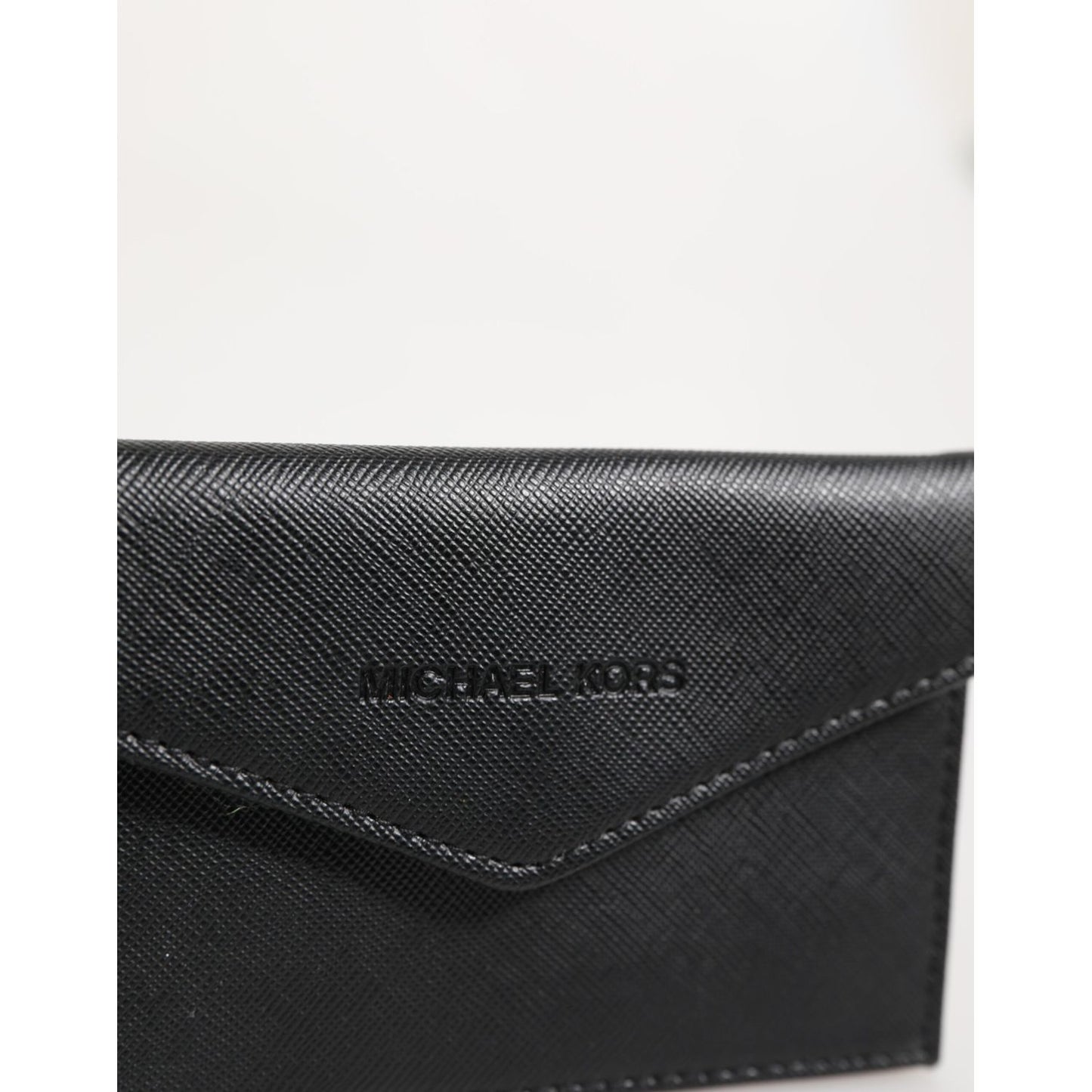 Michael Kors Black Saffiano Leather Envelope Holder Men's Accessory Wallet
