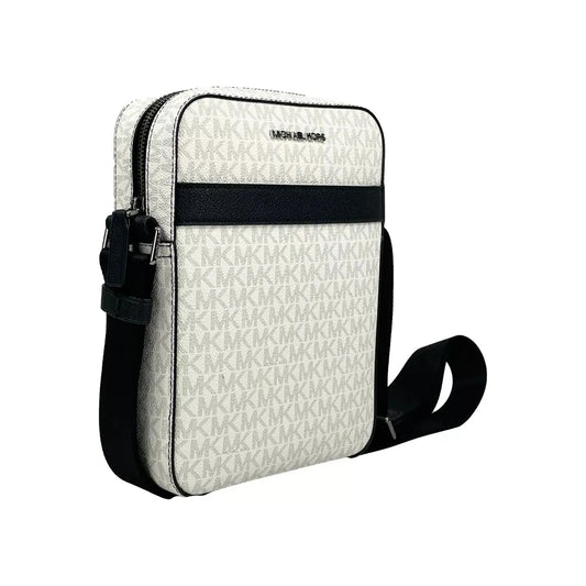 Michael Kors Michael Kors Cooper Medium Flight Crossbody Bag White 99662 1728,67346104480,Bags - Men - Bags,Michael Kors,New with tags