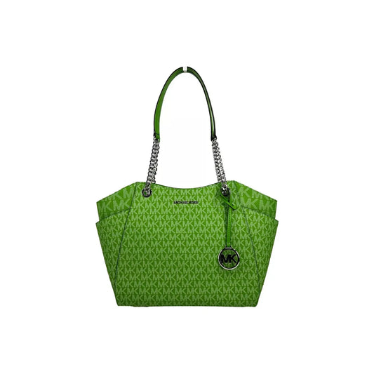 Michael Kors Michael Kors Jet Set Large Chain Shoulder Tote Bag Jungle Green 24524 1728,67346104480,Michael Kors,New with tags,Shoulder Bags - Women - Bags,Tote Bags - Women - Bags