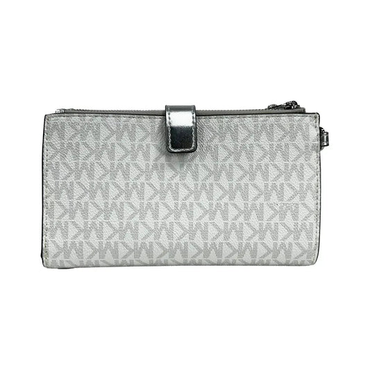 Michael Kors Michael Kors Jet Set Travel Double Zip Wristlet Wallet White 81608 1728,Michael Kors,New with tags,Wallets - Women - Bags