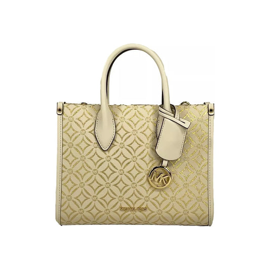 Michael Kors Michael Kors Mirella Small Top Zip Crossbody Tote Bag Creme 83547 1728,67346104480,Crossbody Bags - Women - Bags,Michael Kors,New with tags,Tote Bags - Women - Bags