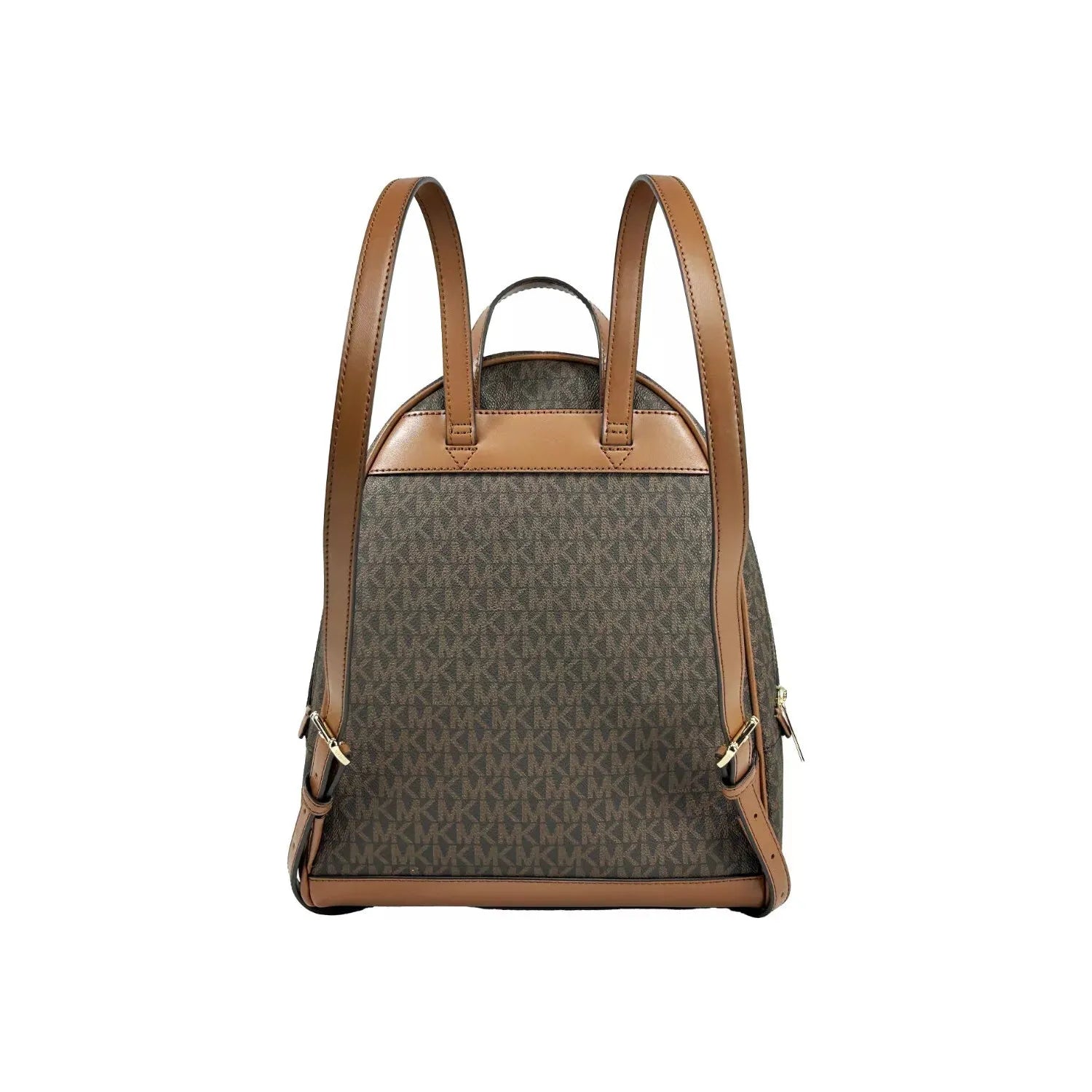 Front view with bag zipped and handles upright.